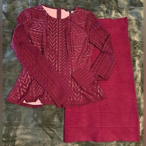 BCBGMAXAZRIA - Set - skirt and top